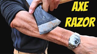 Make Any Axe Razor Sharp In 90 Seconds  No Skill Required