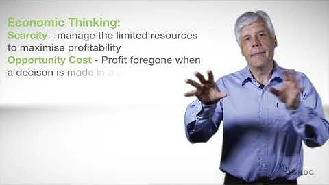 MODULE 1: 3.1 Economic Thinking in Farm Business Management