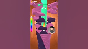 drop stack ball level 586 #shorts #dropstackball #blackgamerbpt