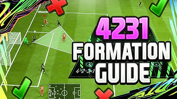 FIFA 21 4231 BEST CUSTOM TACTICS & INSTRUCTIONS! HOW TO PLAY WITH THE 4231 (FIFA 21 META FORMATIONS)