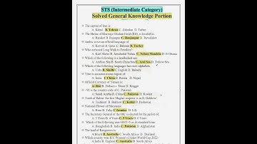 Solved General Portion Today