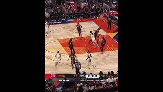 Kelsey Plum for 3! | WNBA All-Star Game Las Vegas Aces #shorts #short #wnba #wnbaallstargame
