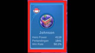 JOHNSON BHOT #mobilelegends #imortal (Portrait)