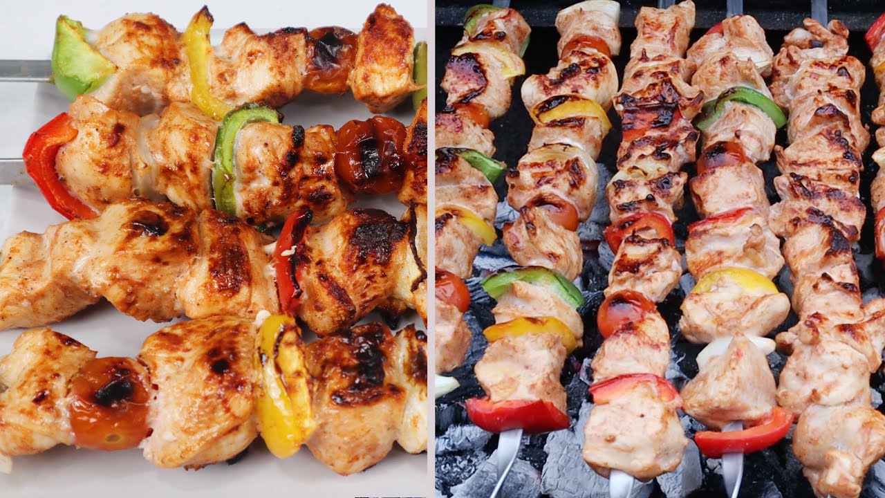 الشيش طاووق بتتبيله روعه جدا طري ولذيذ🍢🍗 Easy homemade shish tawook
