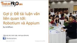 [CNTT_Luận Văn] Vài Gợi Ý cho fan Robotium và Appium!