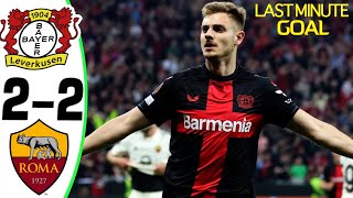 Bayer Leverkusen vs Roma 2-2 - Goals and Highlights - 2024 🔥 STANISIC