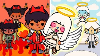 Ангел 😇 vs Демон 😈: Наша История Любви 💖| Toca Boca