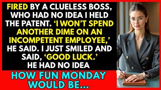 Fired by a Clueless Boss Who Didn’t Know I Held the Patent — How Fun Monday Would Be...