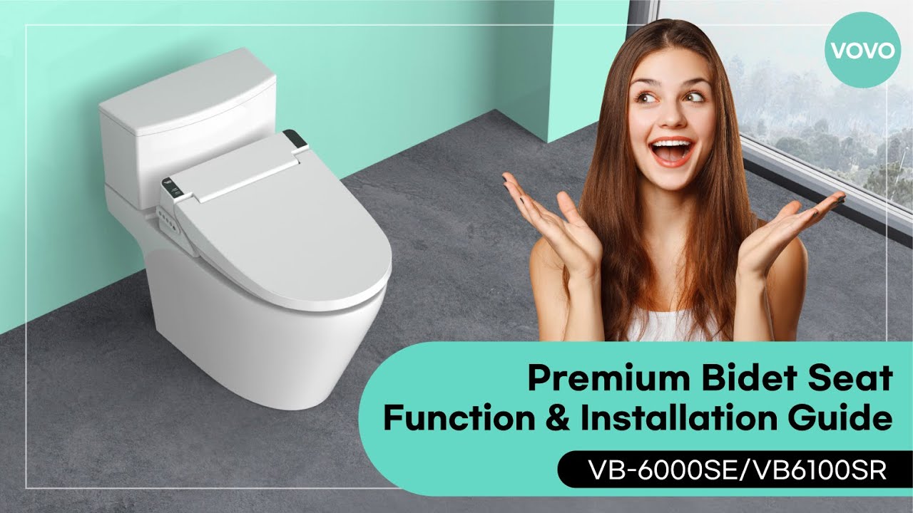 Smart Bidet Seat VB-6000SE / VB-6100SR Premium Heated Bidet Seat