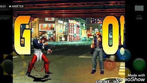 iori yagami vs leona. ralph. clarck game over