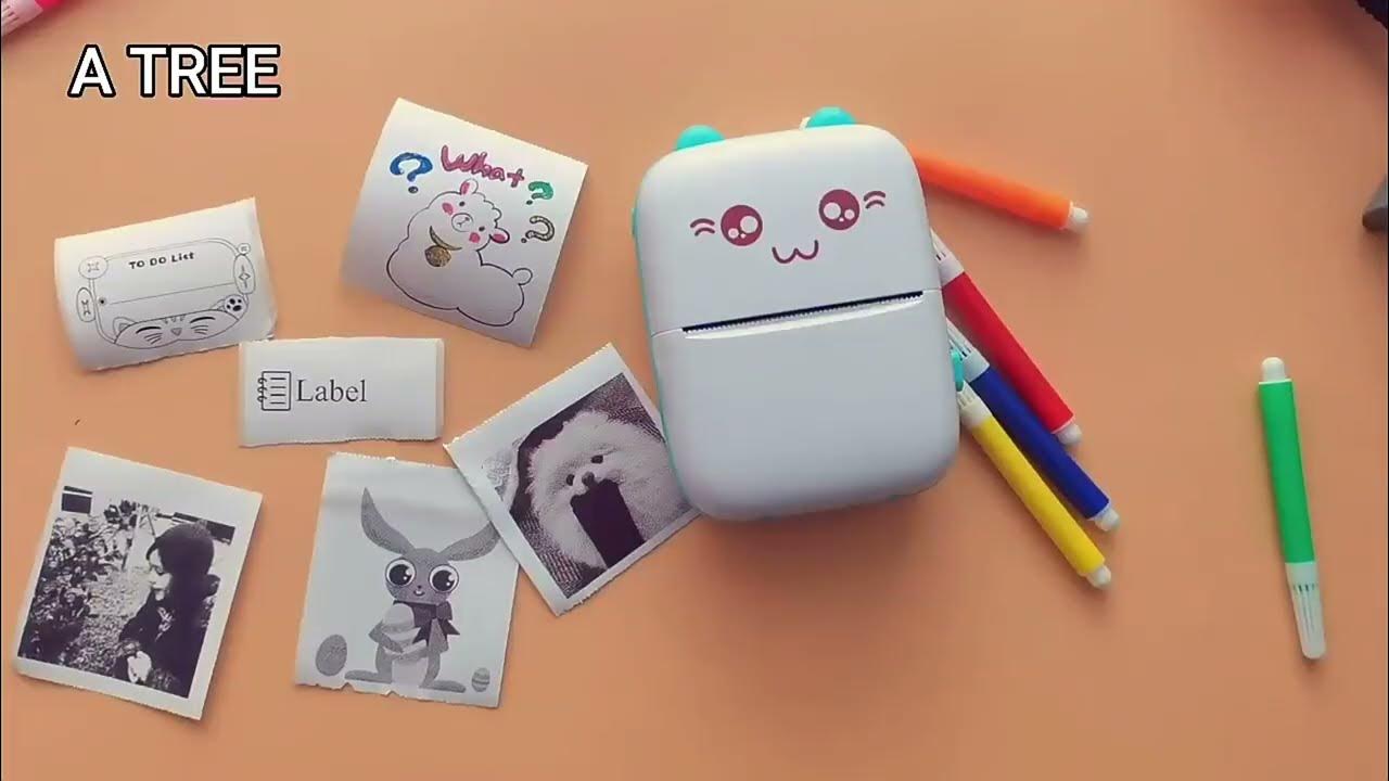 Принтер для чеков/наклеек,наклейка на - YouTube