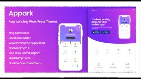Appark – App Landing WordPress Theme | Themeforest Templates