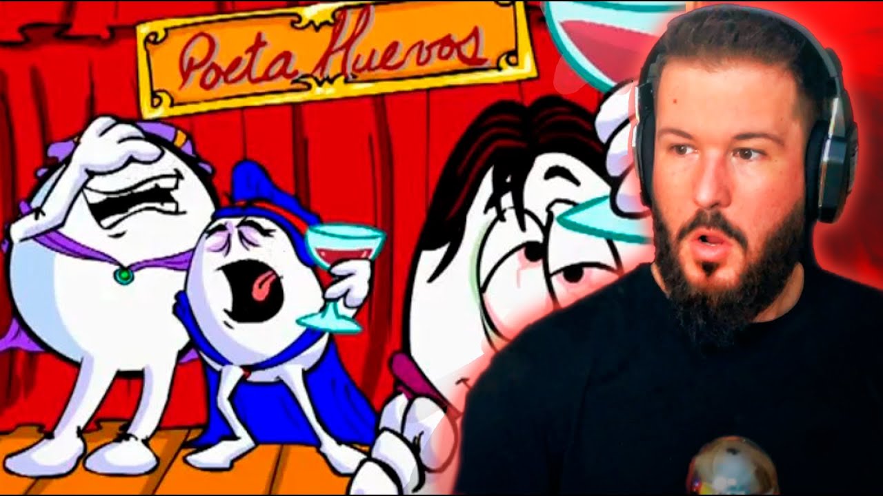 ESPAÑOL REACCIONA por PRIMERA VEZ a POETA HUEVOS | HUEVO CARTOON PURO HUMOR | OptimoOdin