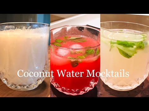 Coconut Water Lemonade’s or Coconut Water Mocktails