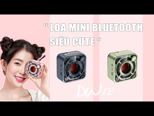 Loa Bluetooth Mini Cầm Tay Giá Rẻ Đáng Mua Nhất Năm 2023 , Loa DW12 Thiết Kế Đẹp Âm Vòm Cực Hay