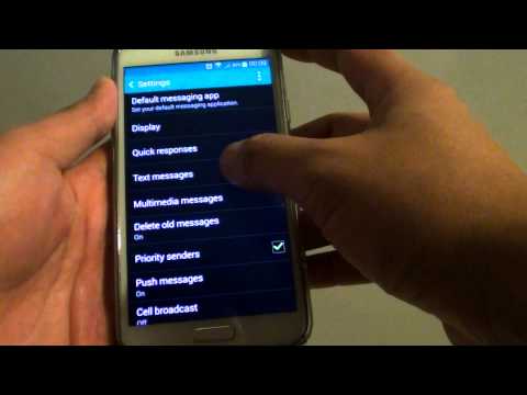 Samsung Galaxy S5 : SMS 문자 메시지 입력 모드를 변경하는 방법 (GMS, 유니 코드)