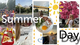SUMMER DAY⛱️☀️//Vlog-аттракционы,гастрокорт🎠