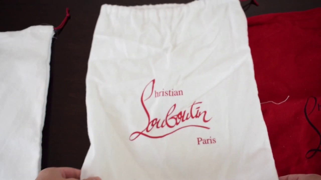 Step 7: Verify the dust bag of your Christian Louboutin Pigalle heels