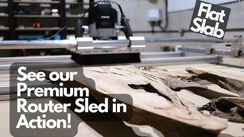 Premium Router Sled from FlatSlab in Action!