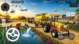 🚜 Real Indian Village Farming Gameplay | Swaraj Tractor Game | Indian Tractor Simulator 3D screenshot 4