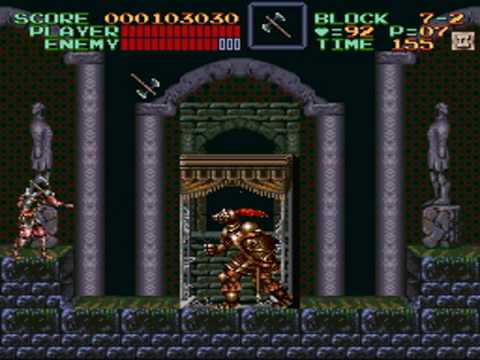 Super Castlevania 4 - seventh (7) Boss Battle - The Knight (Sir Grakul) -  YouTube