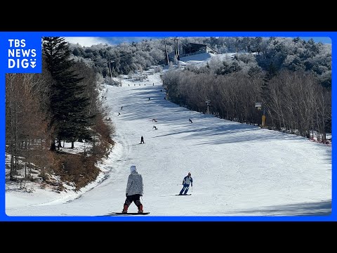 “首都圏最大級のスキー場”「ハンターマウンテン塩原」が一足早くプレオープン　寒波で予定より1週間早まる　栃木・那須塩原市｜TBS NEWS DIG