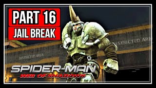 SPIDER MAN WEB OF SHADOWS WALKTHROUGH PART 16 | JAIL BREAK screenshot 5