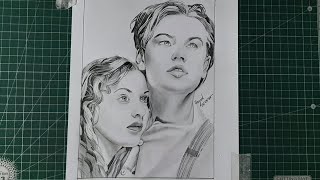 Titanic Rose Drawing Replica
