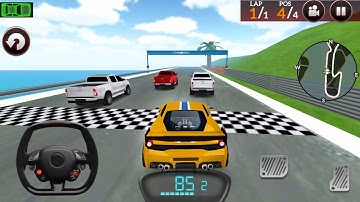 Drive for Speed Simulator - Car Driving 2018 Yellow Camaron Car Unlocked - Android GamePlay #3