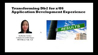 The DB2Night Show Episode #Z131: Transforming Db2 for z/OS Application Development Experience