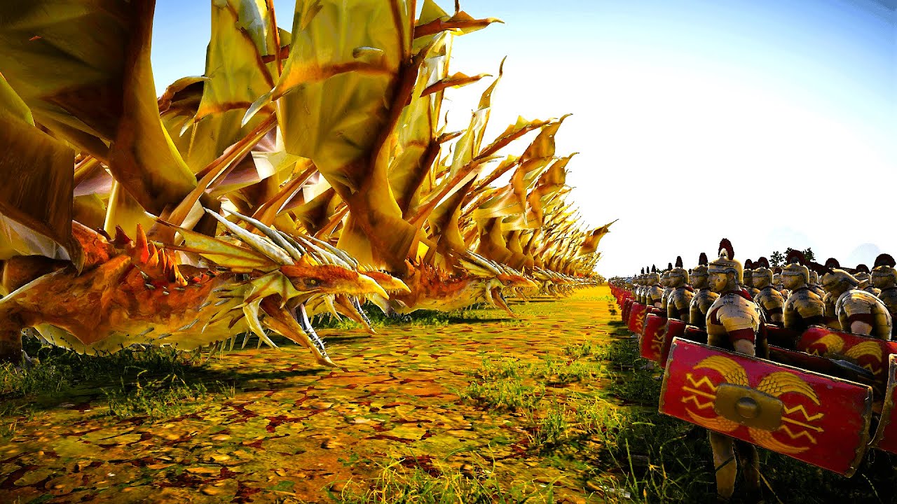 RETURN OF DRAGONS to UEBS | SUN DRAGON Vs ROMAN EMPIRE - Ultimate Epic Battle Simulator 2 | UEBS 2