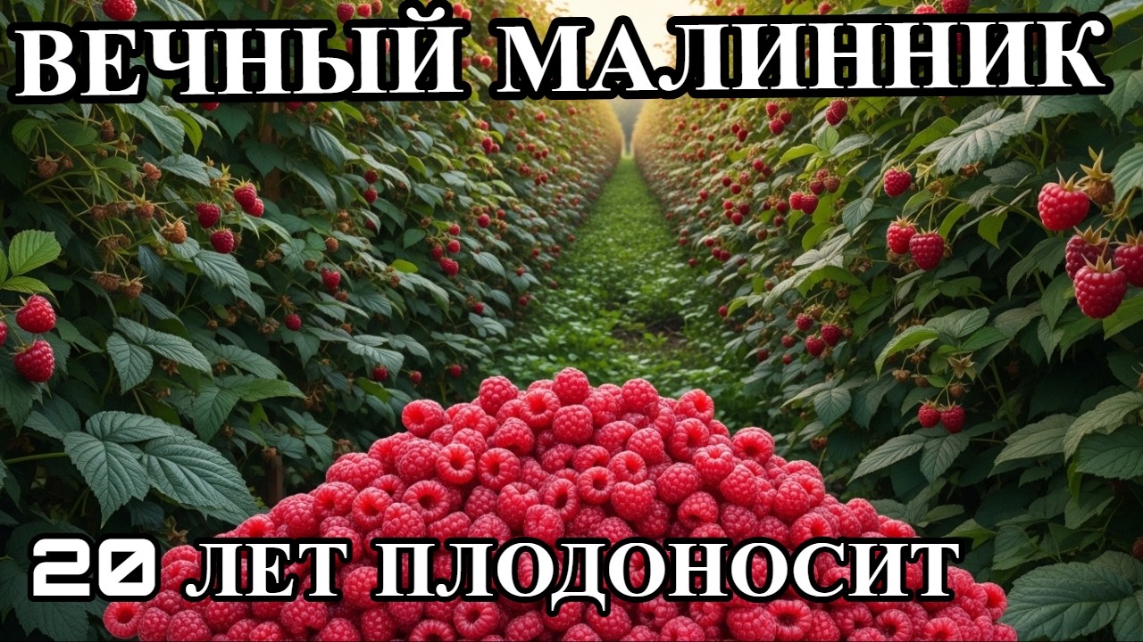 МАЛИНОВАЯ КРЕПОСТЬ. Как за 0 рублей превратить дикий куст в «сахарную стену» урожая на 20 лет.
