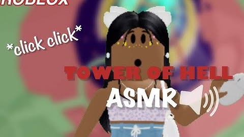 ROBLOX TOWER OF HELL BUT its KEYBOARD ASMR *CLICKY* #10