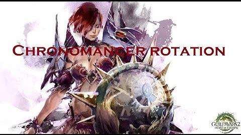 Guild Wars 2 Chronomancer Quickness Rotation with Concentration sigil