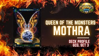 Queen of the Kaiju!!! Mothra Deck Profile for the Godzilla Card Game, Set 3