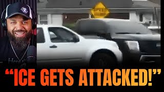 Protestor BLOCKS ICE Vehicle then this HAPPENS!