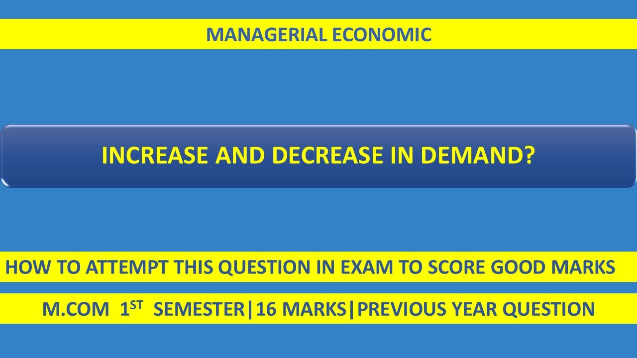 📈 Increase & Decrease in Demand | Meaning, Causes & Diagram ...