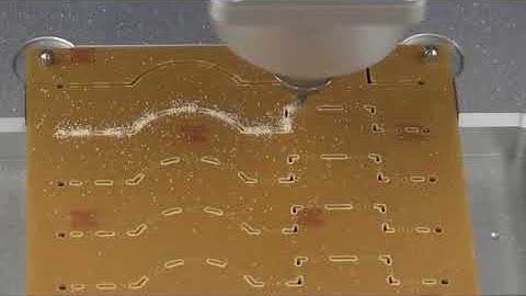 PCB Depanelling Demo