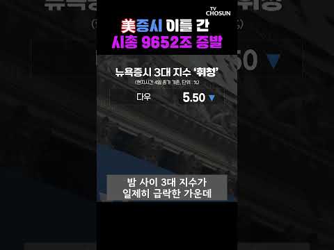 &amp;#39;관세전쟁&amp;#39;에 금융시장 <strong>패닉</strong> [티조Clip] #shorts