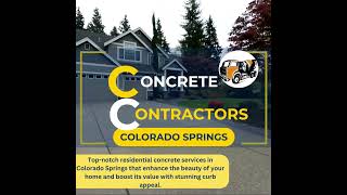 Transforming Dreams into Concrete Realities! 🏗️ #1 Concrete Contractor in Colorado Springs 💪