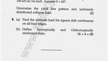 BTech Civil 6th Sem Design of Concrete Structure Question Paper 2014