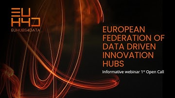 EUHubs4Data: 1st Open Call Webinar