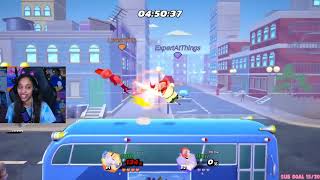 Leasmine Plays Nickelodeon Allstar Brawl Chill Stream  Playing Some Games Come Join javy