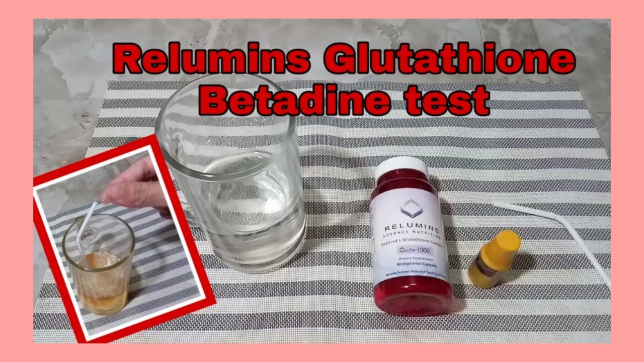 betadine test glutathione Glutathione Betadine Test main image 1