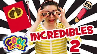 INCREDIBLES 2 CRAFT - With Crafty Carol | Disney Crafts | Cool School | Crafts for Kids