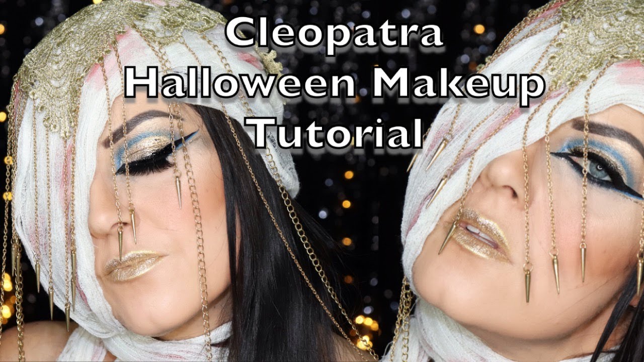 Cleopatra Halloween Makeup Tutorial Youtube