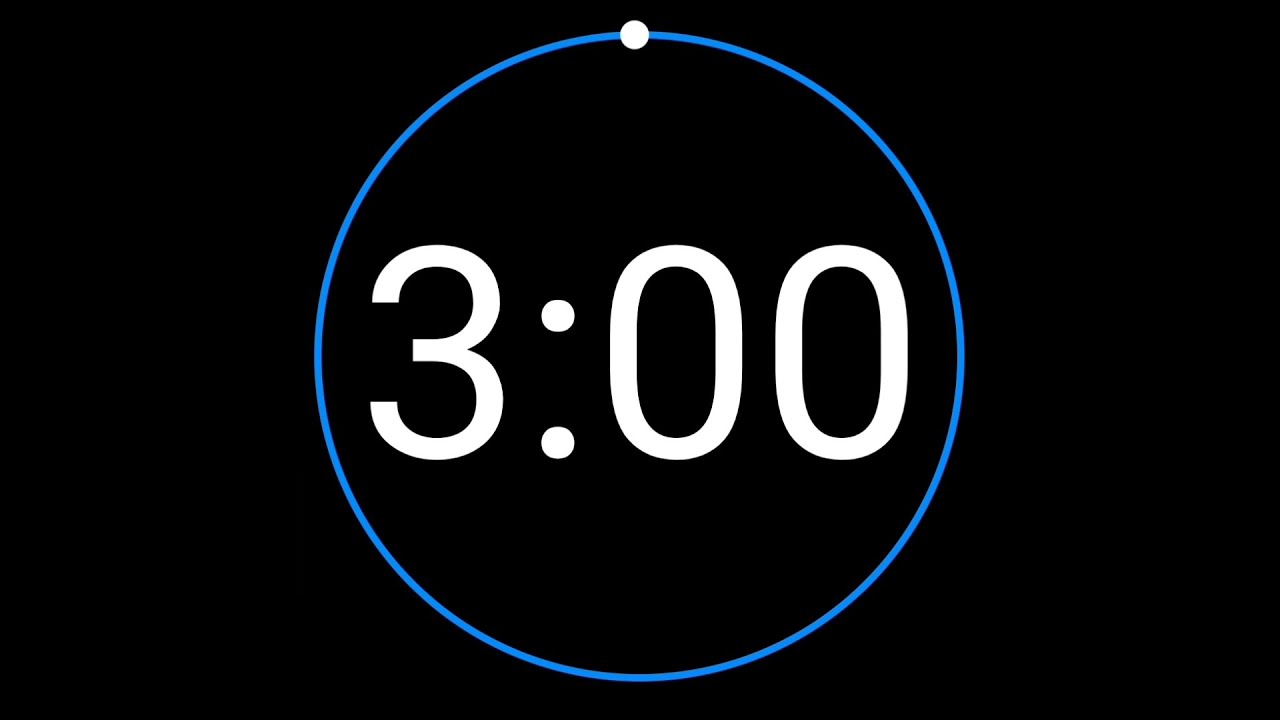 Simple Timer: 3 Minutes with Classic Ticking Sound 🎧 - YouTube
