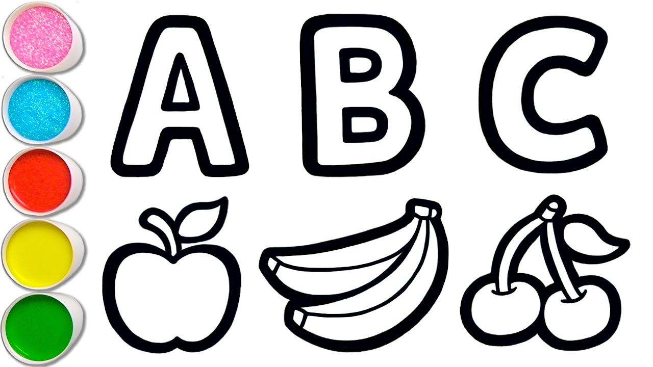 ABC Alfabe Çizim Boyama-ABC Alphabet Drawing Coloring #210