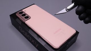 Samsung S21 Phantom Pink - Short ASMR Unboxing