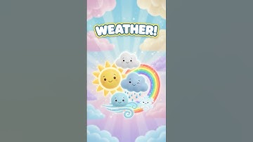 Learn Weather for Kids | Sun, Rain, Snow & More! 🌦✨